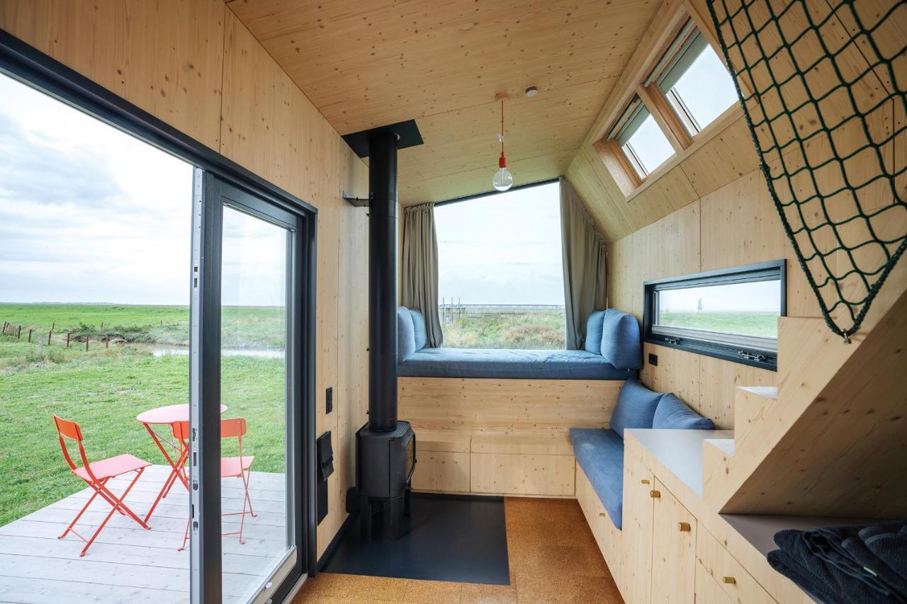 Tiny House Pioneer 18 Zur Meerseite - Green Tiny Village Harlesiel คาโรลิเนนซีล ภายนอก รูปภาพ